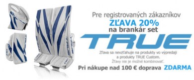 TRUE, brankársky, hokejový, set, lapačka, vyrážačka, betóny